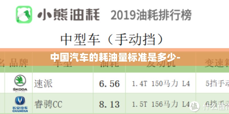中国汽车的耗油量标准是多少-