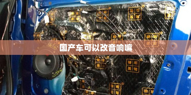 国产车可以改音响嘛