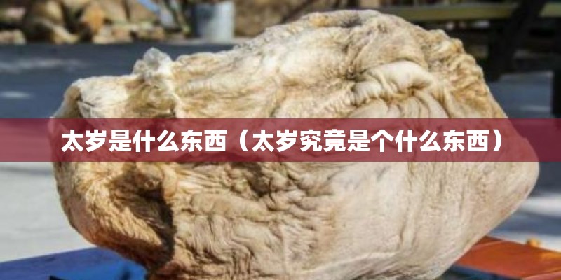 太岁是什么东西（太岁究竟是个什么东西）