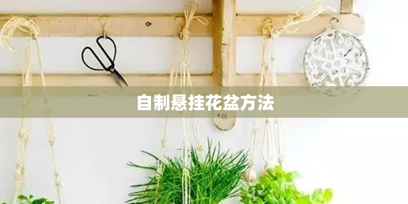 自制悬挂花盆方法