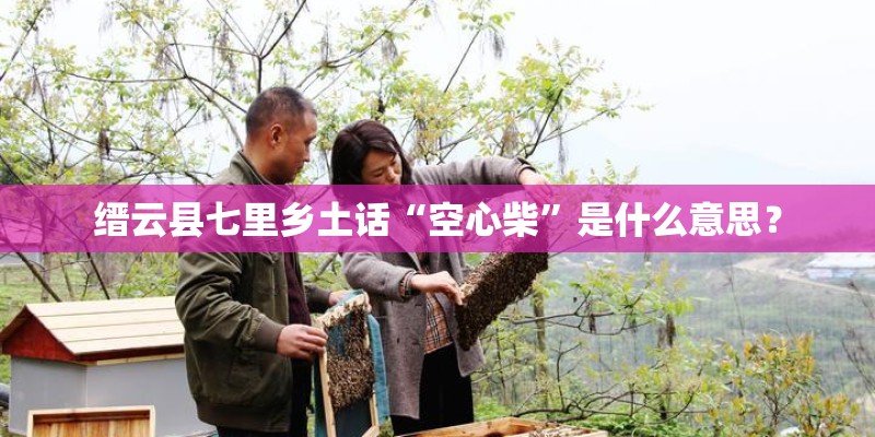 缙云县七里乡土话“空心柴”是什么意思？