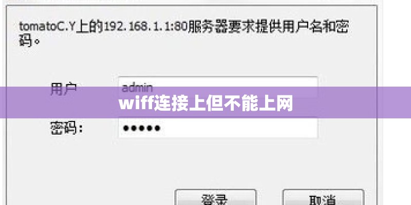 wiff连接上但不能上网