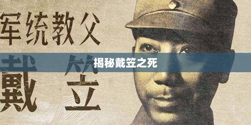 揭秘戴笠之死