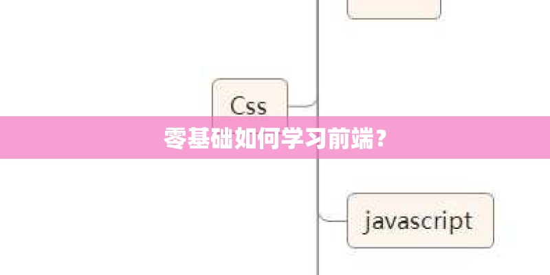 零基础如何学习前端？