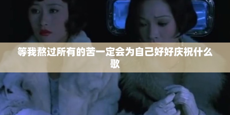 等我熬过所有的苦一定会为自己好好庆祝什么歌