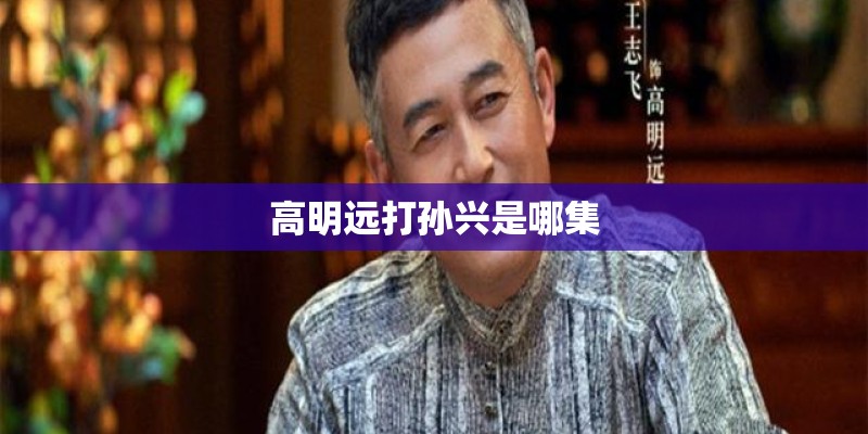 高明远打孙兴是哪集
