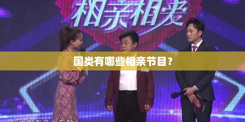 国类有哪些相亲节目？