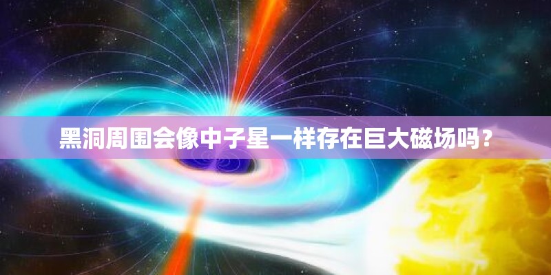 黑洞周围会像中子星一样存在巨大磁场吗？
