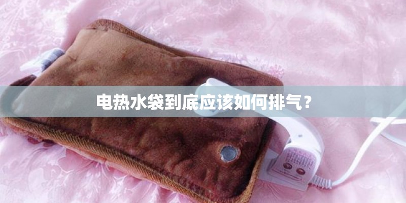 电热水袋到底应该如何排气？