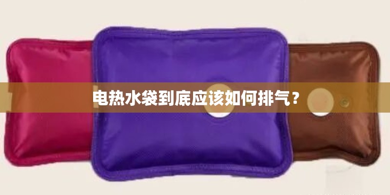 电热水袋到底应该如何排气？