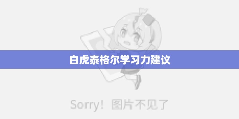 白虎泰格尔学习力建议
