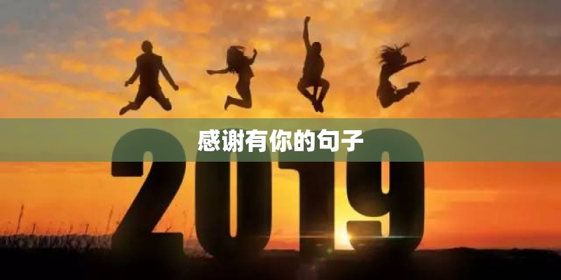 感谢有你的句子