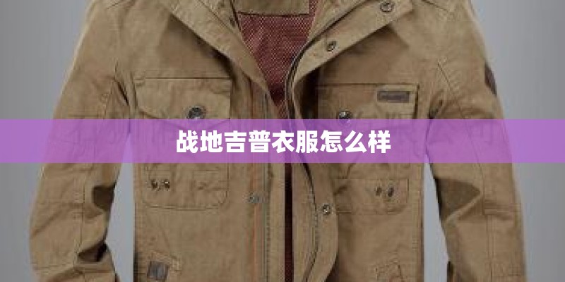 战地吉普衣服怎么样