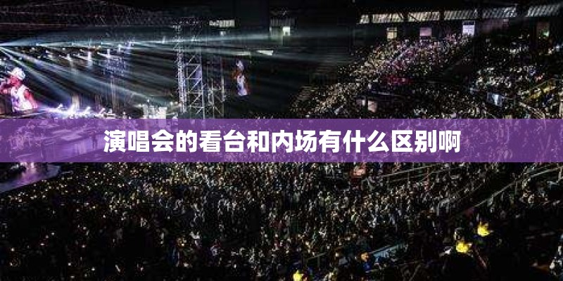 演唱会的看台和内场有什么区别啊