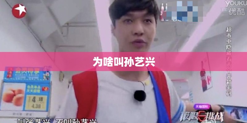 为啥叫孙艺兴