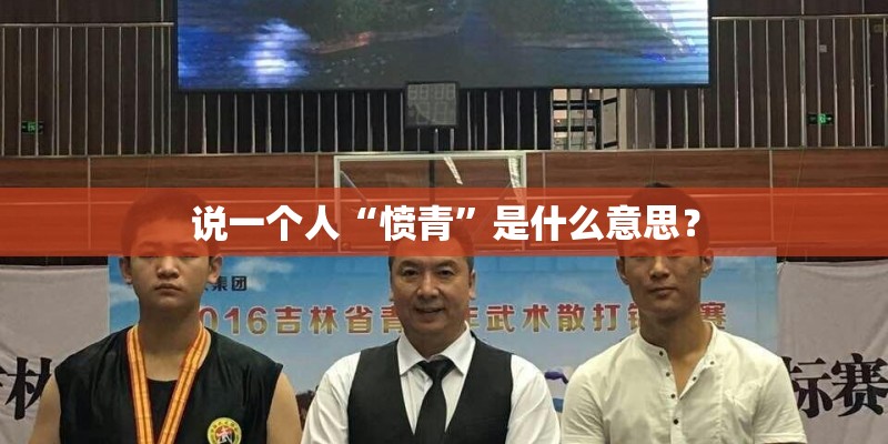 说一个人“愤青”是什么意思？