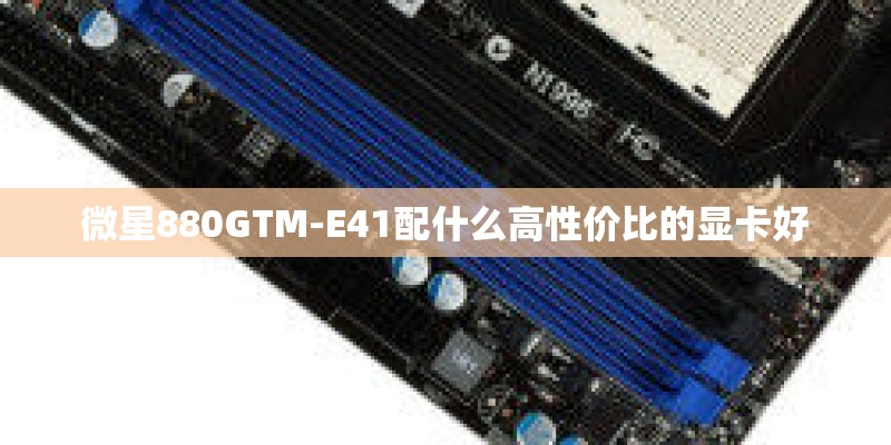 微星880GTM-E41配什么高性价比的显卡好