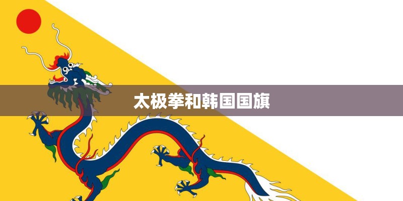 太极拳和韩国国旗