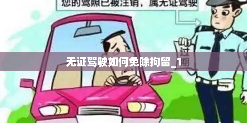 无证驾驶如何免除拘留_1
