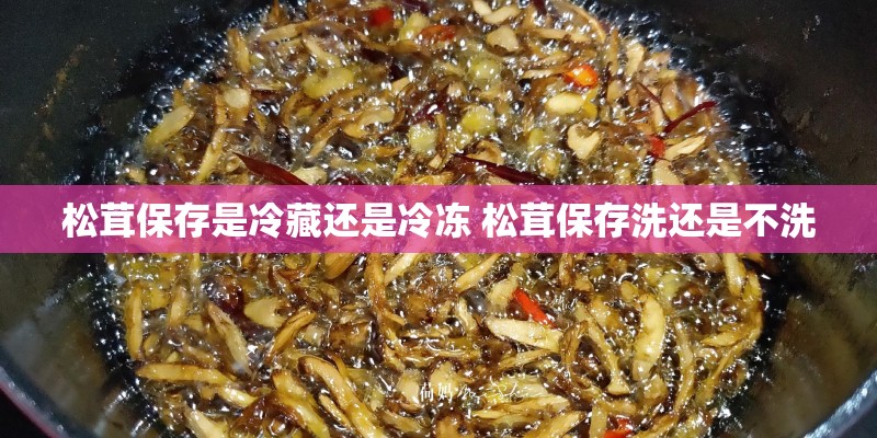 松茸保存是冷藏还是冷冻 松茸保存洗还是不洗