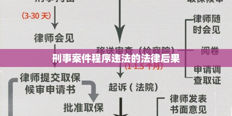 刑事案件程序违法的法律后果