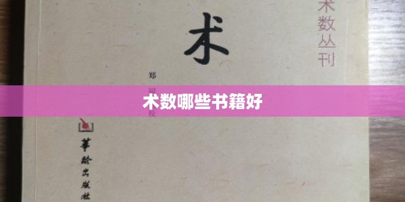 术数哪些书籍好