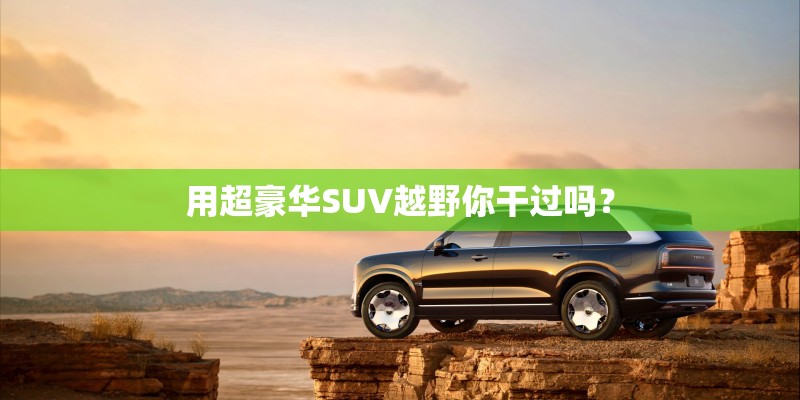 用超豪华SUV越野你干过吗？