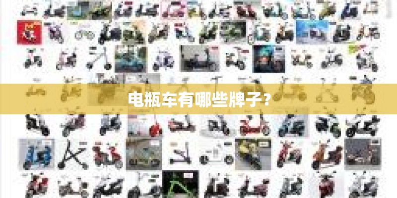 电瓶车有哪些牌子？
