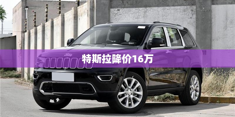 特斯拉降价16万