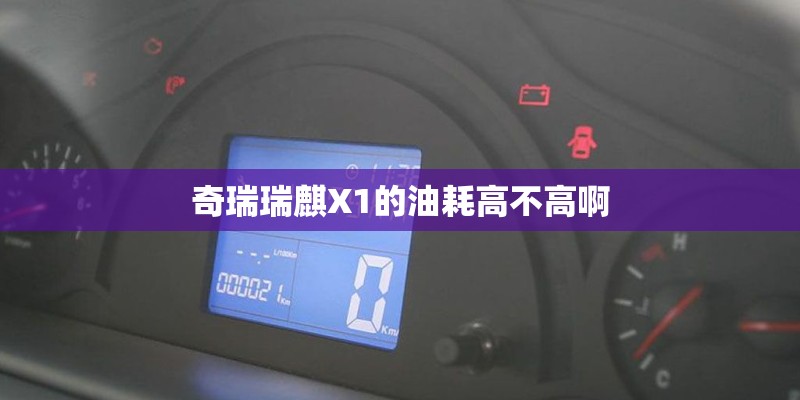 奇瑞瑞麒X1的油耗高不高啊