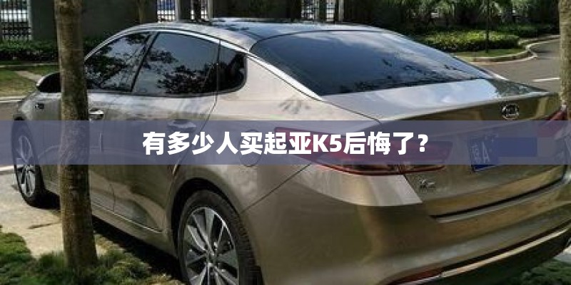 有多少人买起亚K5后悔了？