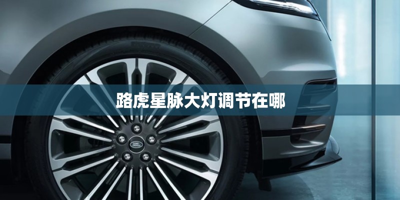 路虎星脉大灯调节在哪