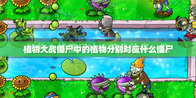 植物大战僵尸中的植物分别对应什么僵尸