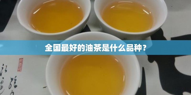 全国最好的油茶是什么品种? 全国最好的油茶是什么品种?